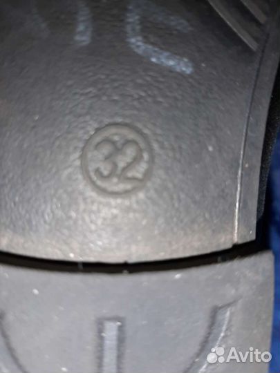 Туфли для девочки (белые и чёрные),32 размер