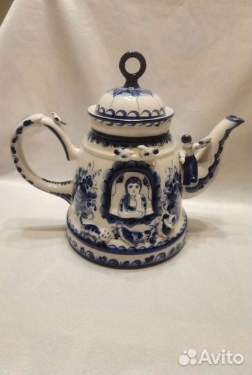 Гжель чайник заварочный новый