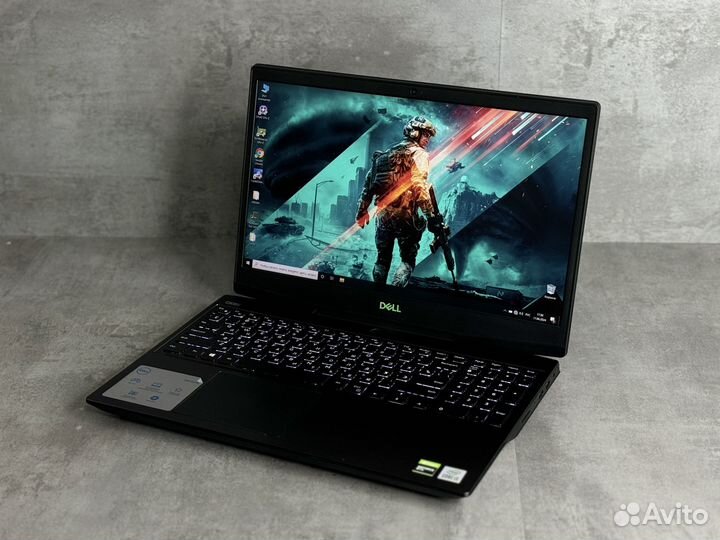 Ноутбук Dell на i5 10300H/16Gb/512Gb/GTX1660Ti