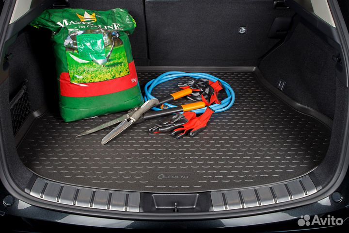 Коврик в багажник toyota Highlander 2010-2013, внед. кор. (полиуретан) / Тойота Хайлендер