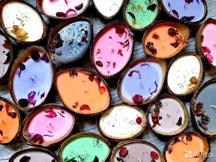 Свечи в кокосе оптом и в розницу