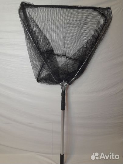 Подсачек телескопический тряпичный голова 40 см