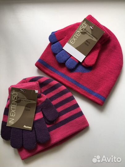 Комплект: шапка+перчатки