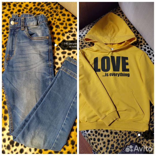 Вещи для девочки р.140