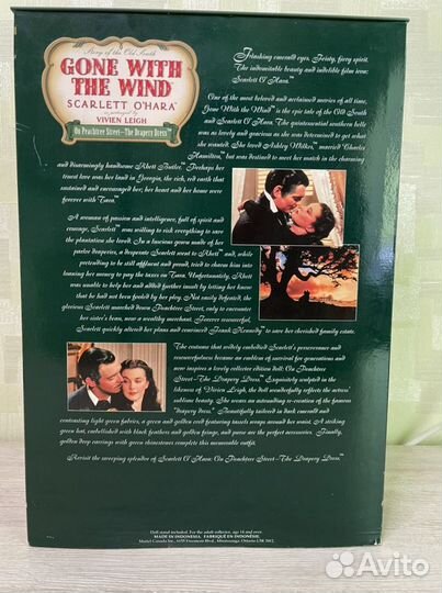 Коллекционная Barbie Скарлетт О’Хара портретная