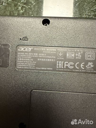 Ноутбук Acer N16C1
