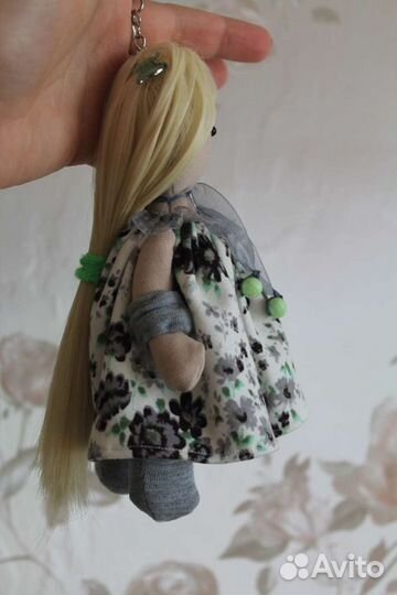 Кукла тильда брелок