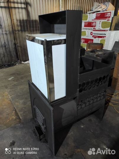 Печь для бани из толстого металла