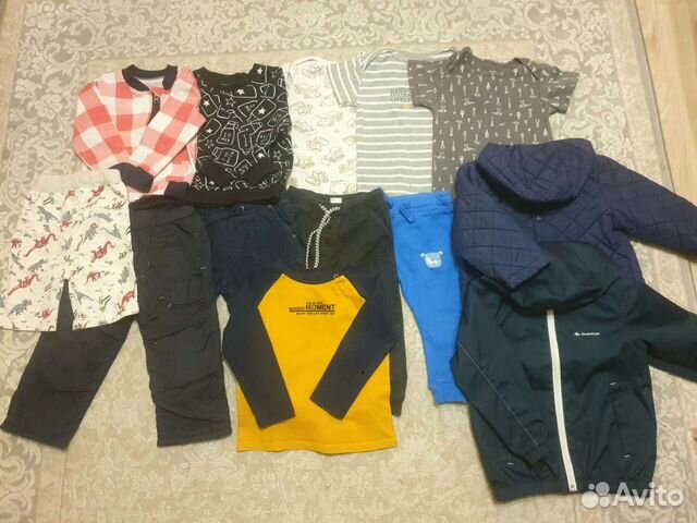 Вещи пакетом на мальчика 86