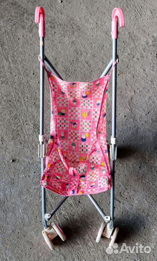 Коляска кукольная игрушечная складная игрушка детя