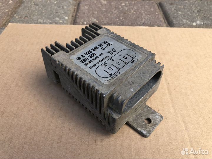 Блок управления вентилятором на Mercedes W 210