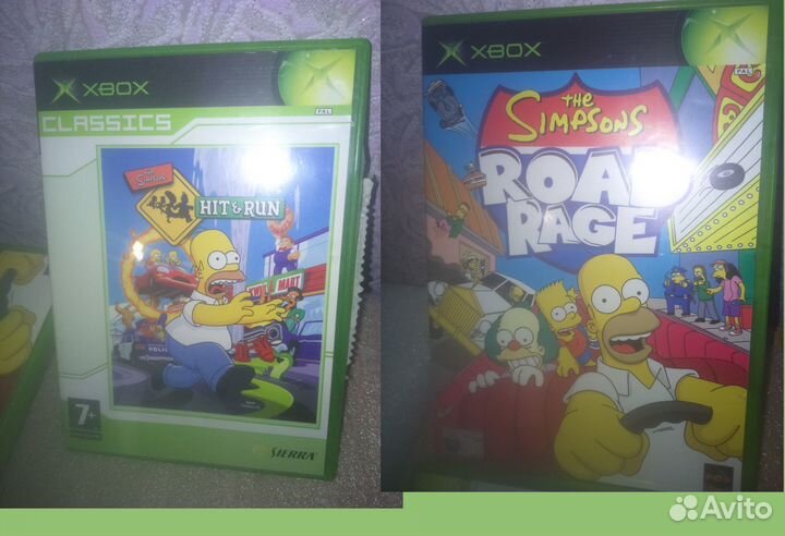 The Simpsons Road Rage 2001 Hit Run Xbox original