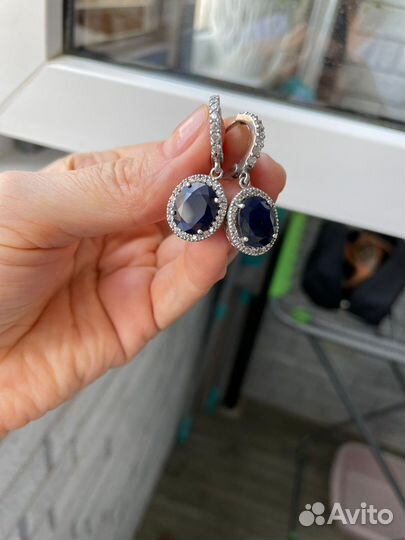 Сережки из серебра