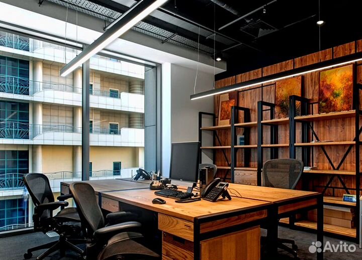 Стол офисный лофт