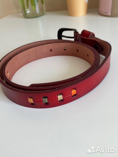 Ремень женский кожаный