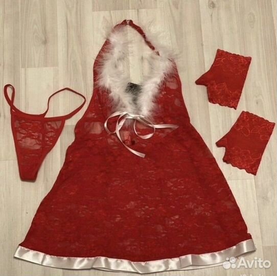 Эротический новогодний костюм Санта
