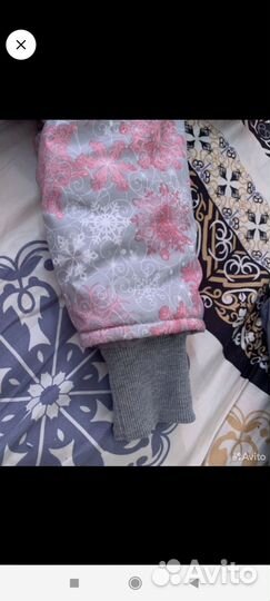 Зимний костюм для девочки 86