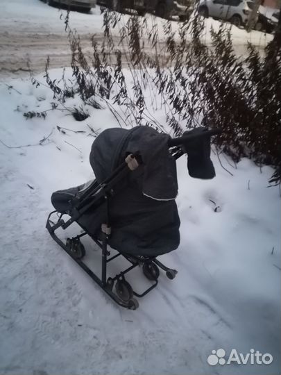 Коляска санки