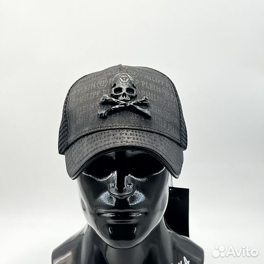 Бейсболка Philipp Plein Череп с сеткой