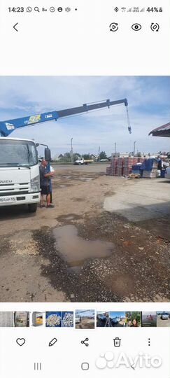 Isuzu Elf (N-series) с КМУ, 2012