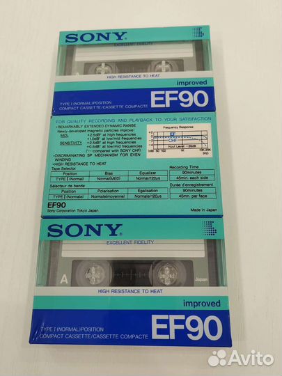 Аудио кассета Sony EF 90