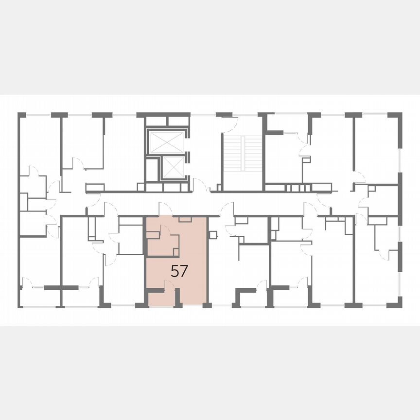Квартира-студия, 25,3 м², 10/10 эт.