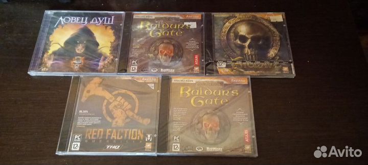 Запечатанные диски с играми для пк. Baldur's Gate
