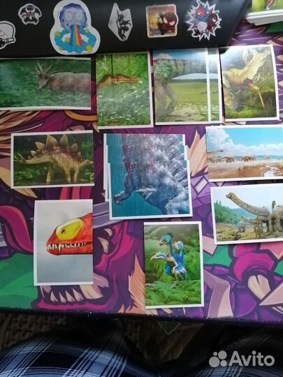 Наклейки Смотри, динозавры