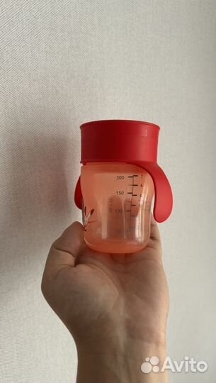 Поильник непроливайка avent