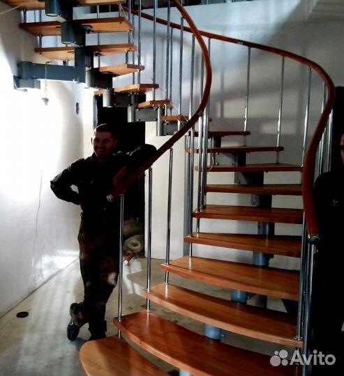 Лестницы с поворотом