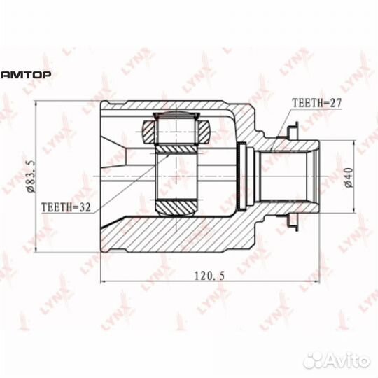 Lynxauto CI-3402 шрус внутренний lynxauto CI-3402