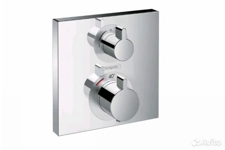 Смеситель для душа, Hansgrohe, Ecostat Square, цвет-хром Hansgrohe