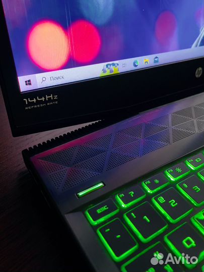 Игровой Ноутбук HP 144Hz i7-8Th/GTX1060 Max-Q