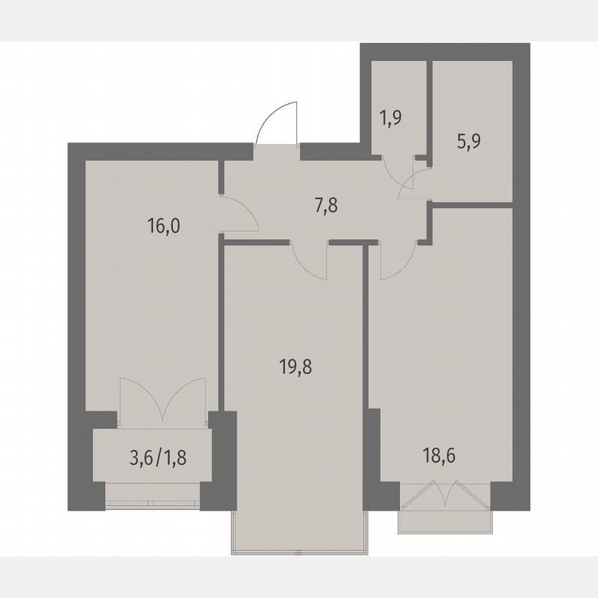 2-к. квартира, 71,8 м², 9/11 эт.