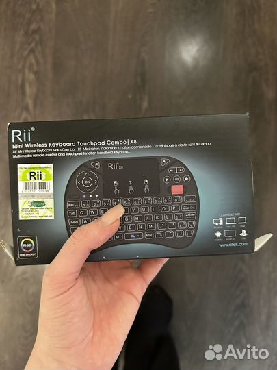 Беспроводная клавиатура rii mini wireless keyboard