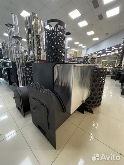 Печь банная на 3 помещения