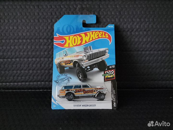 Hot Wheels '64 Nova Wagon Gasser / Hw Race Day