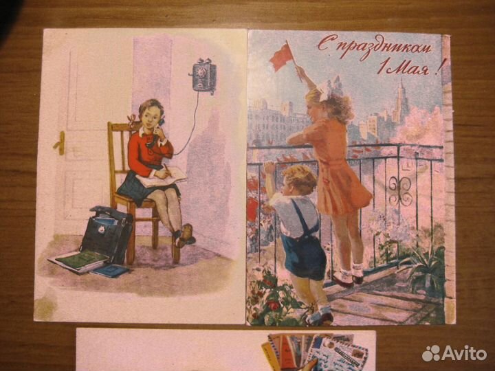 Открытка СССР, дети, пионеры, школьники. Акция