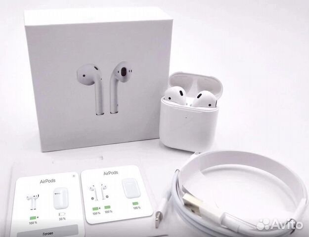 Беспроводные наушники apple airpods 2