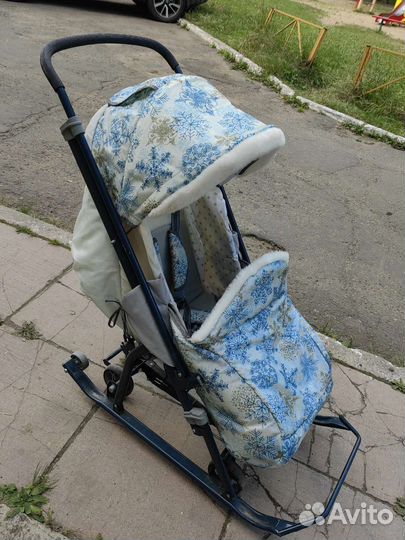 Детские санки коляска