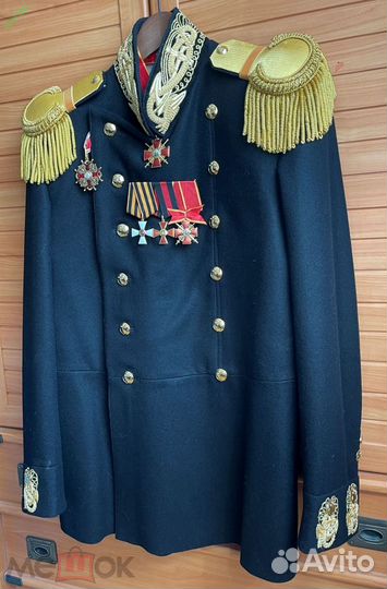 Мундир царский офицер капитан 1 ранга риф обр.1856