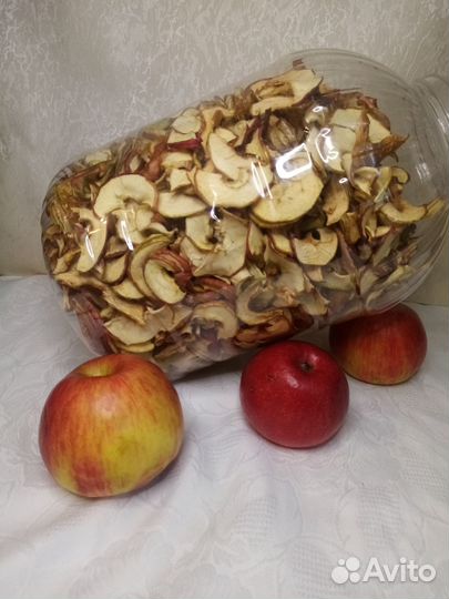 Сушеные яблоки (яблочные чипсы)