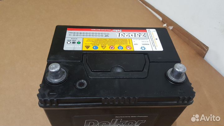 Аккумулятор бу delkor 75D23L 65Аh, 570А