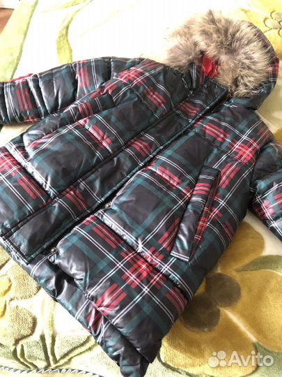 Куртка зимняя Gulliver для девочки 116 размер