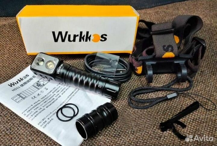 Налобный фонарь аккумуляторный