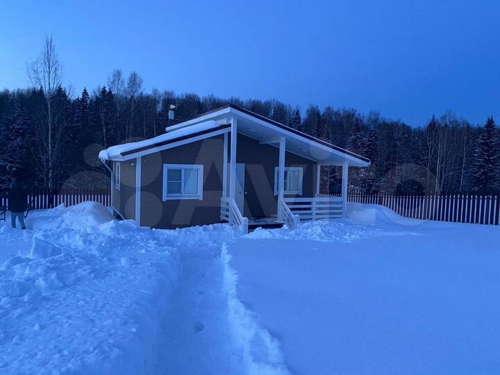 Дом 55,6 м² на участке 9 сот.