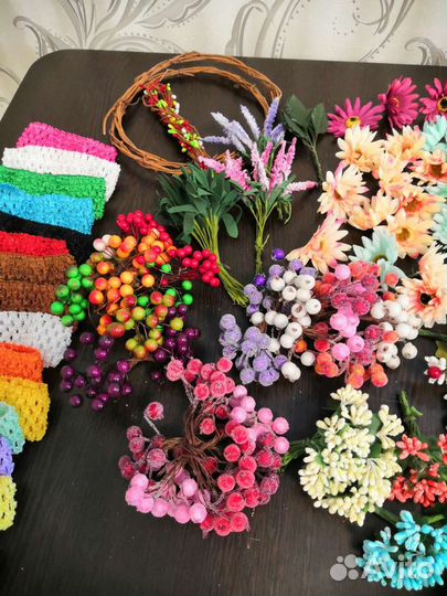 Искусственные цветы для рукоделия