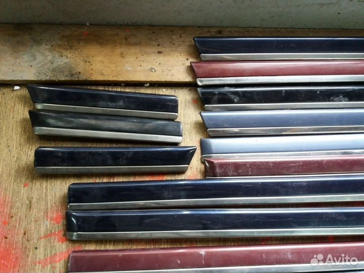 Бмв е39 молдинги с хромом снизу Exclusive Edition