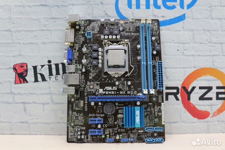 Комплект intel core i3-3250 + asus P8H61-MX
