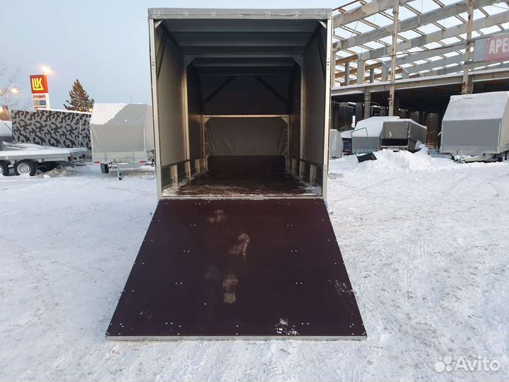 Прицеп двухосный под снегоход
